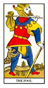 The Fool Tarot card in Angel Tarot deck