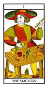 The Magician Tarot card in Angel Tarot deck