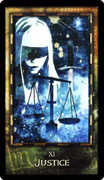 Justice Tarot card in Archeon deck