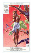 The Hanged Man Tarot card in Cagliostro deck