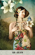 Death Tarot card in Tarot of Mystical Moments deck