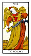 Temperance Tarot card in Angel Tarot deck