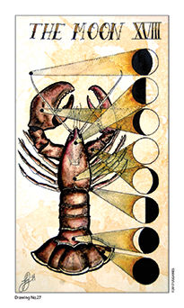 The Moon Tarot Card