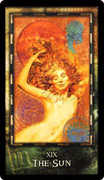 The Sun Tarot card in Archeon deck