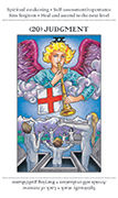 Judgement Tarot card in Apprentice deck