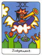 Judgement Tarot card in African Tarot deck