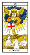 Judgement Tarot card in Angel Tarot deck