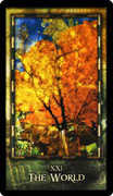 The World Tarot card in Archeon deck