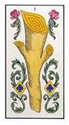 Ace of Wands Tarot card in Angel Tarot deck