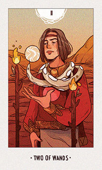 Two of Wands Tarot Card