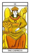 The Empress Tarot card in Angel Tarot deck
