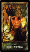 The Empress Tarot card in Archeon deck