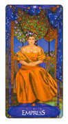 The Empress Tarot card in Art Nouveau deck