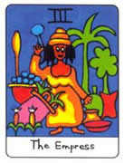 The Empress Tarot card in African Tarot deck
