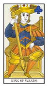 King of Wands Tarot card in Angel Tarot deck