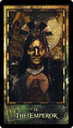 The Emperor Tarot card in Archeon deck