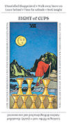 Eight of Cups Tarot card in Apprentice deck