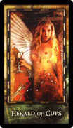 Page of Cups Tarot card in Archeon deck