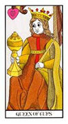 Queen of Cups Tarot card in Angel Tarot deck