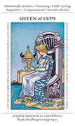 Queen of Cups Tarot card in Apprentice deck