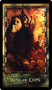 King of Cups Tarot card in Archeon deck