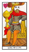 King of Cups Tarot card in Angel Tarot deck