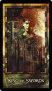 King of Swords Tarot card in Archeon deck