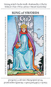 King of Swords Tarot card in Apprentice deck