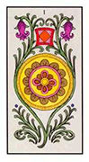 Ace of Pentacles Tarot card in Angel Tarot deck