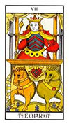 The Chariot Tarot card in Angel Tarot deck