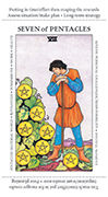 Seven of Pentacles Tarot card in Apprentice deck