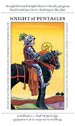 Knight of Pentacles Tarot card in Apprentice deck